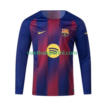 FC Barcelona Thuis Shirt 2025-26 L/S